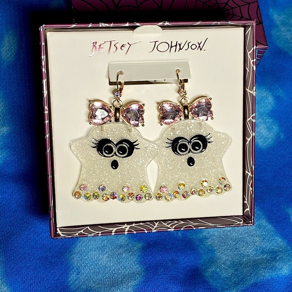 Betsey Johnson Jewelry - Betsey Johnson Halloween girl ghost earrings